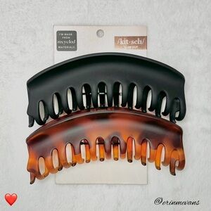 Kitsch Large Dome Claw Clips 2 pk New Sale